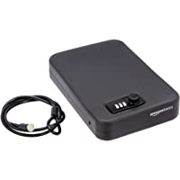 Los mejores  - Amazon Basics - Caja fuerte portátil- cerradura de combinación- XL